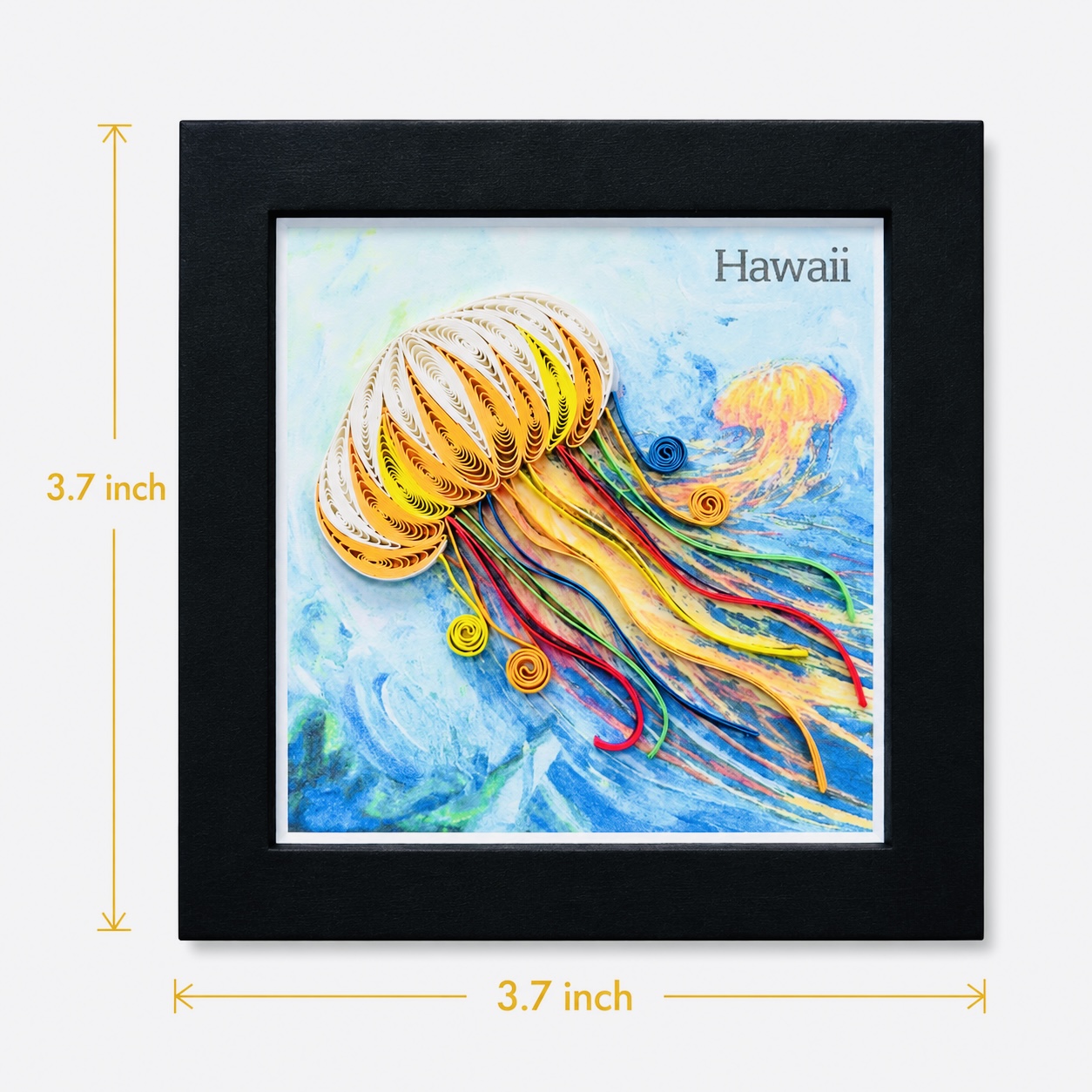 Handcrafted Jellyfish Quilling Magnet