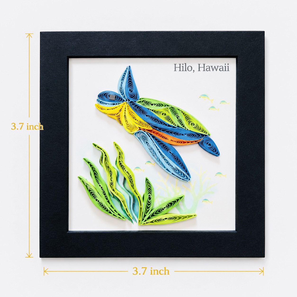Handcrafted Sea Turtle Quilling Magnet